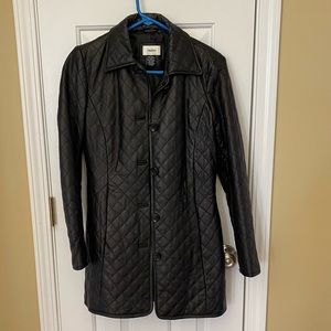 Quilted Lamb Skin Leather jacket